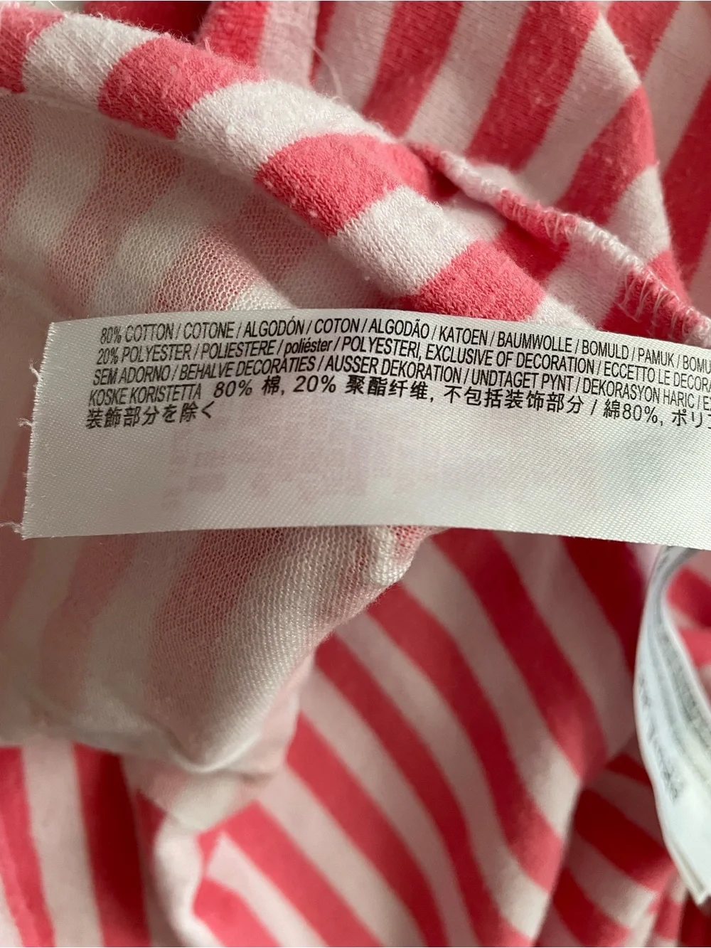 Disney Animators Collection Moana Striped Cover Up Dress Girls 7/8 Striped